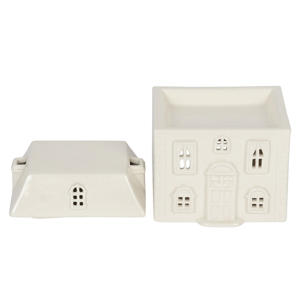 WHITE CERAMIC HOUSE BURNER